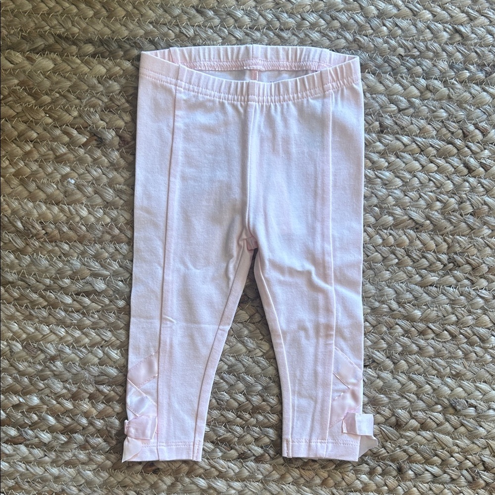 NWT Janie and Jack pink leggings, 6-12M